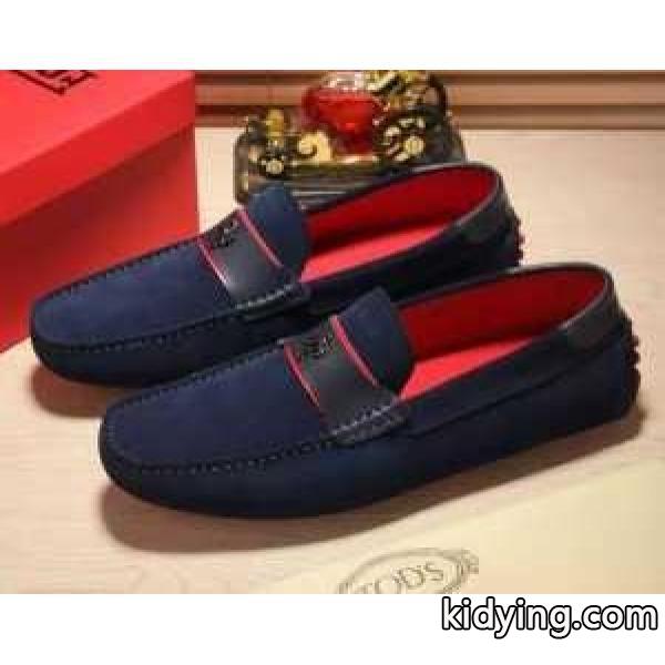 落ち着いた雰囲気 トッズ 靴メンズモカシンシューズTOD’S 男性用ロファースエード 2色可選-0