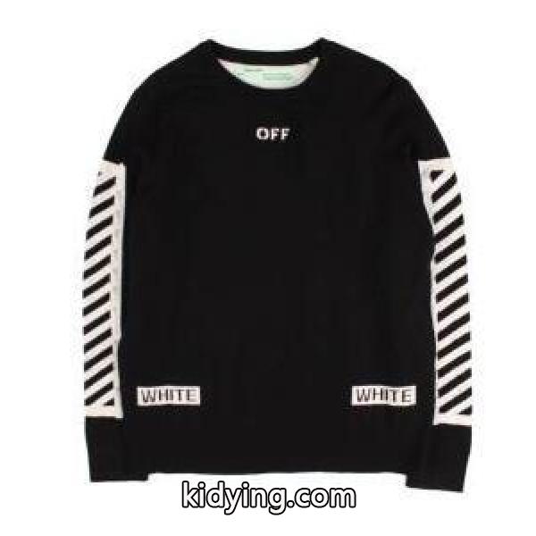 ゆったりめのオフホワイトパーカーコピーOFF WHITE プリントスウェットトレーナーインナートップス-0