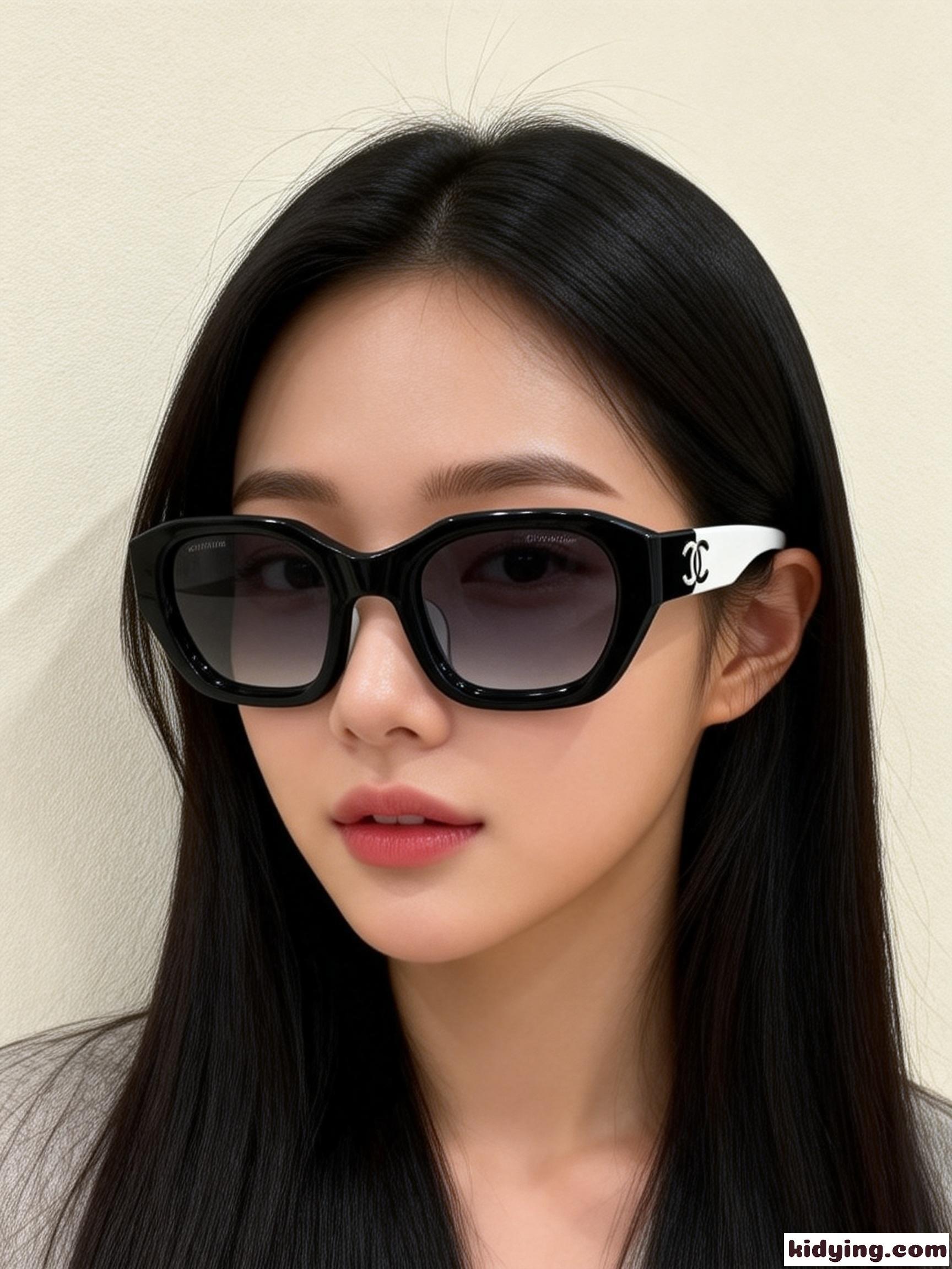 2026春夏☆シャネルサングラスコピークラシックウェリントンサングラス UVカット軽量レンズ53口25 145-1