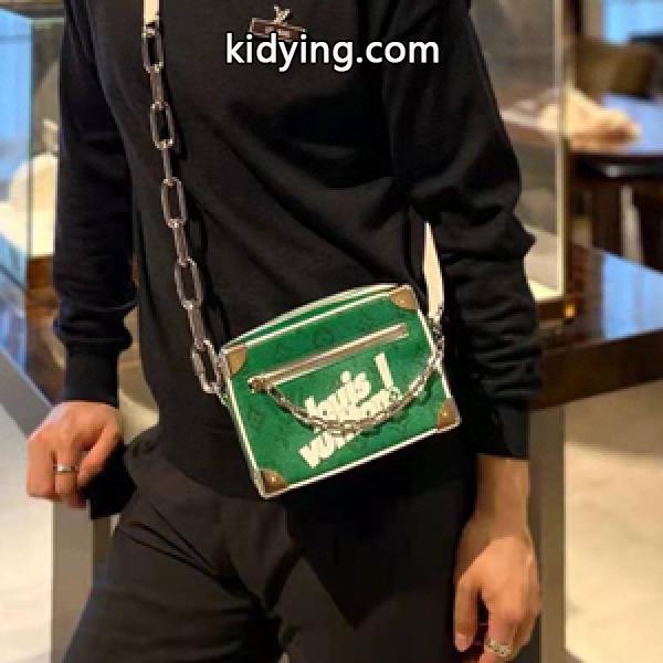 LOUIS VUITTON ルイヴィトン バッグ コピー メンズ ミニ ソフトトランク モノグラム グリーン-0