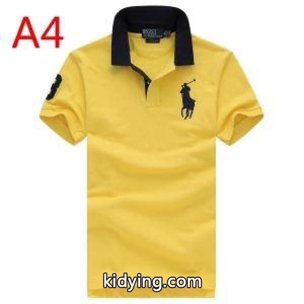最高品質ポロラルフローレンコピー激安Polo Ralph Laurenビジネス用メンズ半袖ポロtシャツ最安値セール-3