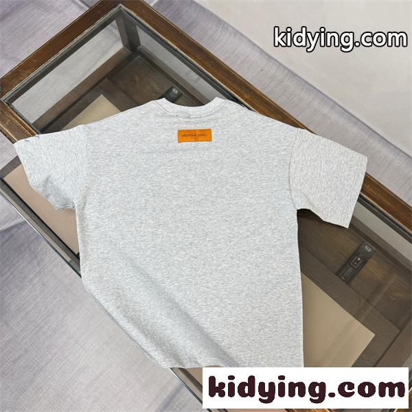 ルイ・ヴィトン コピー 刺繍 Tシャツ 半袖 ワイドシルエット ホワイト デザイン 軽やか 通気性 快適着用 Louis Vuitton ルイヴィトン-7