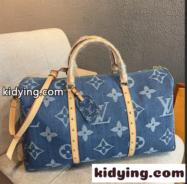大容量❤ルイヴィトンkeepall ボストンバッグコピー&2026新作激安通販LOUIS VUITTONデニム人気色-0