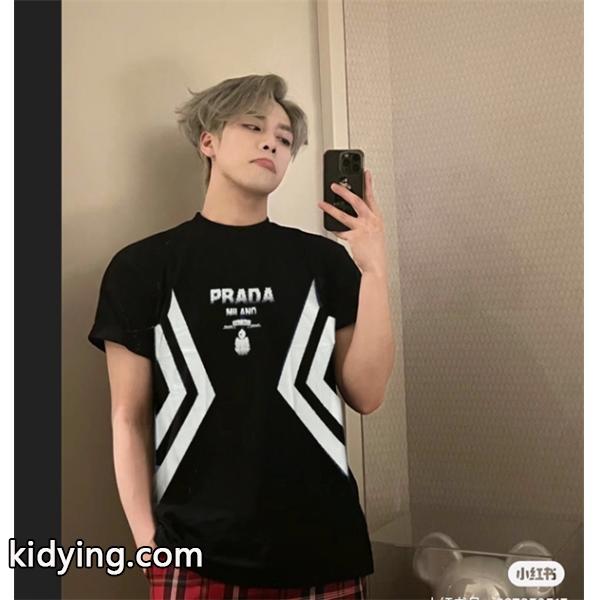 春夏 プラダ PRADA お洒落な存在感 半袖Tシャツ__メンズファッション_スーパーコピーブランド激安通販 専門店-0