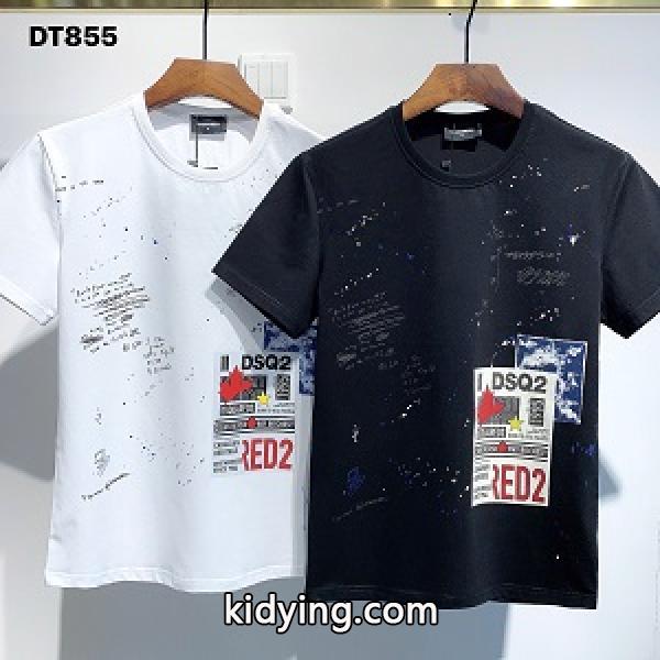 DSQUARED2 ディースクエアード コピー Tシャツ メンズ 純度の高いシンプル主義 気軽に着られる-0