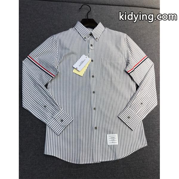 人气TOP❤THOM BROWNE トムブラウン長袖シャツコピー26SS トレンドおしゃれ通勤上質アイテム-3