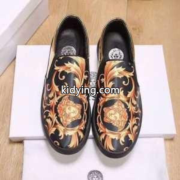 2017 ヴェルサーチ VERSACE 4色可選 スタイルアップ効果 フラットシューズ 強力撥水加工_ヴェルサーチ VERSACE_ブランド コピー 激安(日本最大級)-2