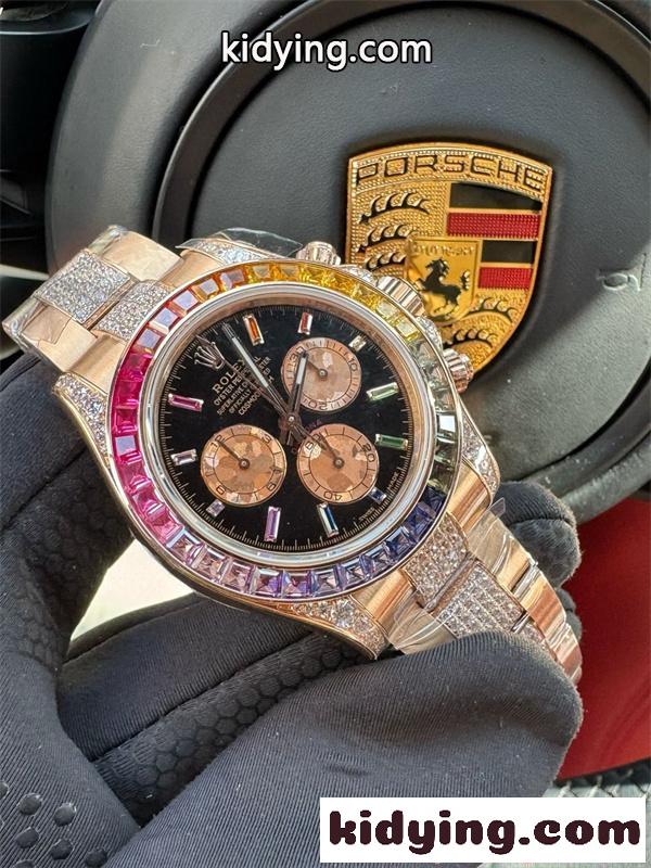 メンズ 腕時計 ROLEX デイトナ レインボー ドバイ ゴージャスエディション ロレックス コピー 新品 4130ムーブメント 高級-1