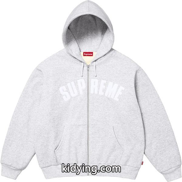 ３色☆[S02596] Sup Arc Thermal Lined Zip Up Hooded Sweatshirt logoシュプリームジップアップコピー 激レアアイテム-3
