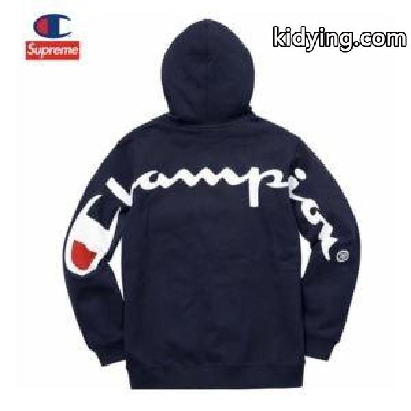 防寒とおしゃれを両立させるコーデ Supreme X Champion 19AW Hooded Sweatshirt 4色可選 パーカー トレンド入り確実最新コレクション_シュプリーム SUPREME_ブランド コピー 激安(日本最大級)-1