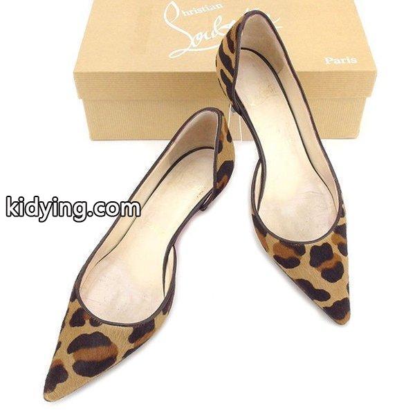クリスチャン ルブタン Christian Louboutin パンプス レオパード 35 ベージュ ブラウン レディース 中古 Pumps :T1684:ブランドデポTOKYO - 通販ショッピング-0