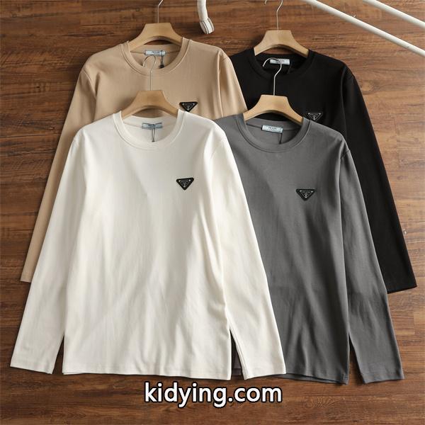 秋冬 プラダ PRADA 【人気ブログ掲載】 長袖Tシャツ メンズファッション_スーパーコピーブランド激安通販 専門店-0