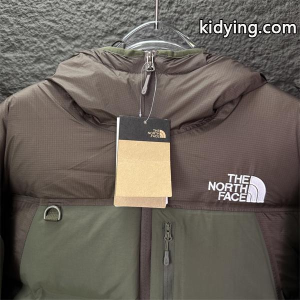 高品質2025秋冬アウター The North Face ザノースフェイス 偽物 黒灰拼色 ダウンジャケット クラシックモデル-3