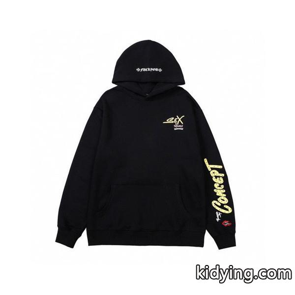 クロムハーツ 偽物 プレミアム イエローコンセプト カジュアル パーカー CHROME HEARTS-0