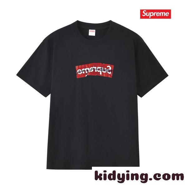 シンプルで洗練されたシュプリーム 激安 プリント半袖Ｔシャツ SUPREME インナートップス4色可選-2