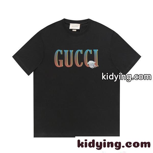2026新作 存在感ロゴ Tシャツ メンズ 半袖 グラフィック カジュアルコーデ GUCCI グッチ コピー-0