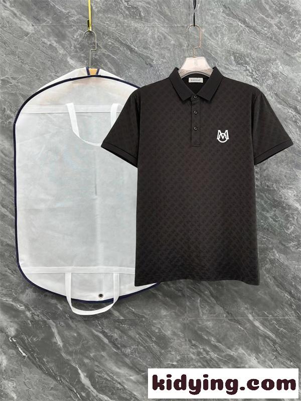 エンブレム刺繍 スマート見え タウンユース対応 好印象スタイル MONCLER モンクレール コピー 半袖ポロシャツ 注目-2