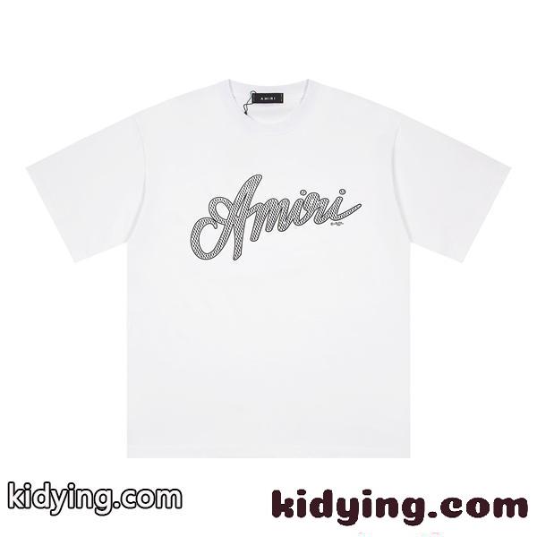 AMIRI モノトーン アミリ コピー 半袖Tシャツ シンプル 高見え カジュアル 2026新作コーデ-0