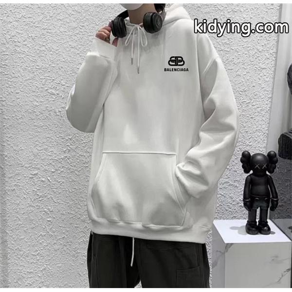 ユニセックス 裏起毛 厚手仕立て 2026新作 BALENCIAGA バレンシアガ コピー パーカー-2