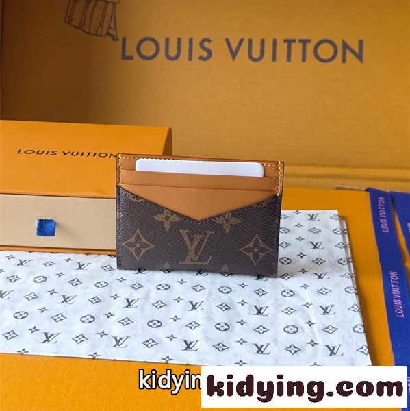 Louis Vuitton コピー ルイヴィトン M14733 カードケース モノグラム カードホルダー スリム設計 V字ポケット コンパクト財布 名刺入れ メンズ レディース-0