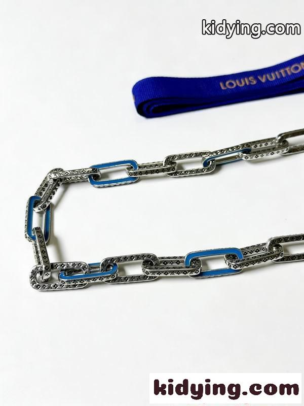 ネックレス ブルーアクセント LOUIS VUITTON ルイヴィトン スーパーコピー ステンレス仕様 個性派-2