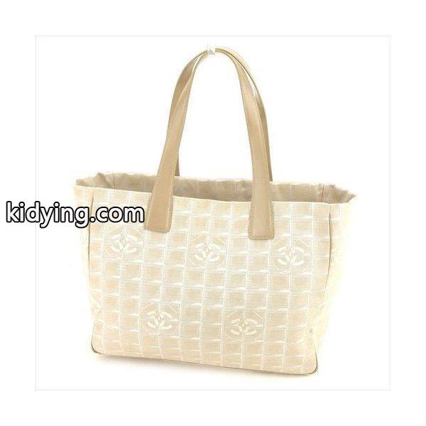 Chanel バッグ トートバッグ ニュートラベルライン トートMM ベージュ ゴールド レディース メンズ 中古 Bag :T6045:ブランドデポTOKYO - 通販ショッピング-0