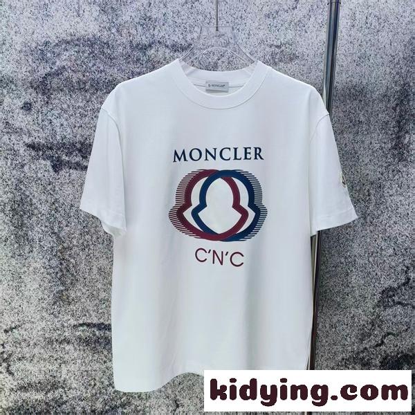 アイコンモチーフ ロゴグラフィック スタイリッシュ MONCLER モンクレール コピー 半袖Tシャツ 注目作-0