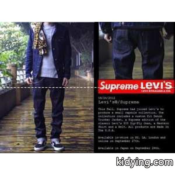 美品 SUPREME シュプリーム ジーンズ デニム ダメージデニム_ブランド ジーンズ_メンズファッション_スーパーコピーブランド激安通販 専門店-0