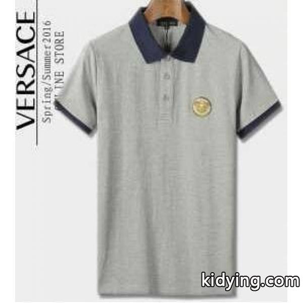 コットン 激安大特価爆買いヴェルサーチ シャツ メンズ VERSACE トップス カジュアルシャツ ボタン 4色_ヴェルサーチ VERSACE_ブランド コピー 激安(日本最大級)-1