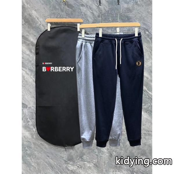 BURBERRY バーバリー スーパーコピー 売れ筋 保温仕様 グレー スウェットパンツ 実用性重視-3