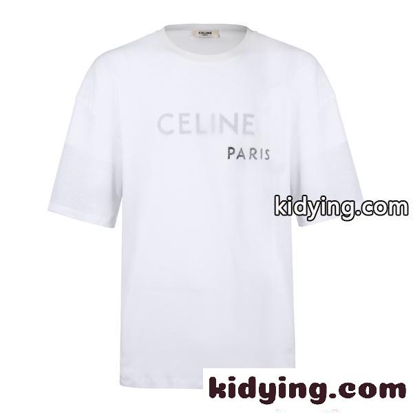 ☆エレガント☆CELINE セリーヌ 半袖tシャツコピー2026トレンド新作☆ユニセックス柔らかい生地-5
