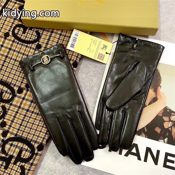 上質仕立て ブラック レザー グローブ なめらか手触り 大人 BURBERRY バーバリー 偽物-2