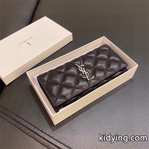 上質なカウレザーに、バレンタインギフトに上質なYSL サンローランSaint Laurent コピー革財布を-0