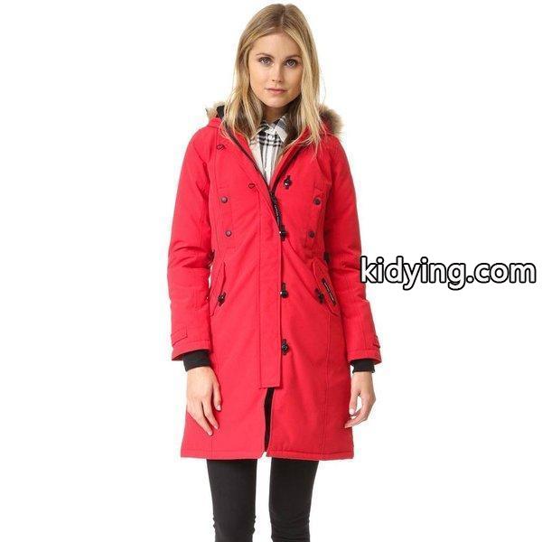 カナダグース Canada Goose レディース コート アウター Kensington Parka Red :lb-canad30105-02d:フェルマート fermart 1号店 - 通販ショッピング-0