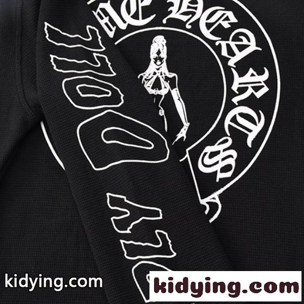 2026新作 CHROME HEARTS 激安 クロムハーツ ワッフル 長袖Tシャツ ロングスリーブ クルーネック-12