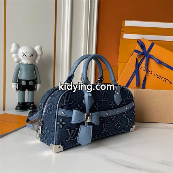 LOUIS VUITTON ルイヴィトン コピー トレンド素材 デニム ハンドバッグ 上品カジュアル-1