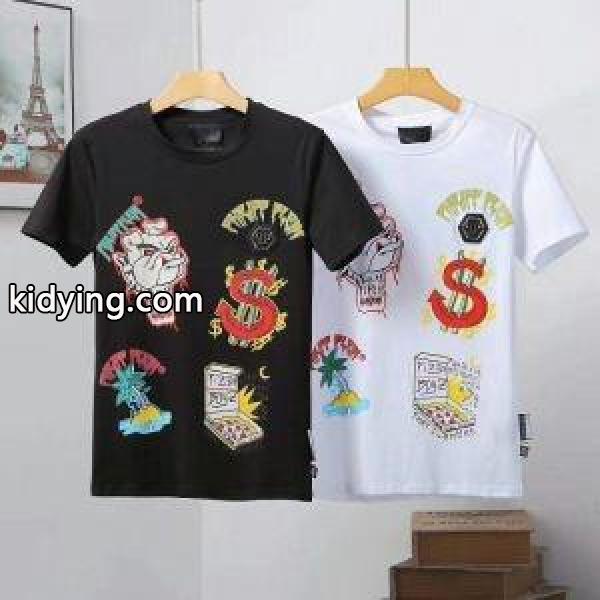 Tシャツ/ティーシャツ 2色可選 19年春夏アイテム安い 絶対に抑えておきたいトレンド フィリッププレイン PHILIPP PLEIN_フィリッププレイン PHILIPP PLEIN_ブランド コピー 激安(日本最大級)-0