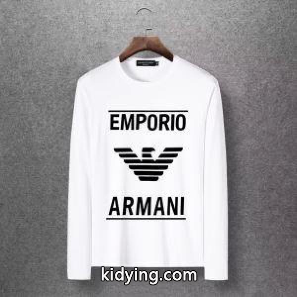 アルマーニ ARMANI 長袖Tシャツ 多色可選 2019秋冬の必需品 季節感溢れる秋らしいコーデ_アルマーニ ARMANI_ブランド コピー 激安(日本最大級)-4