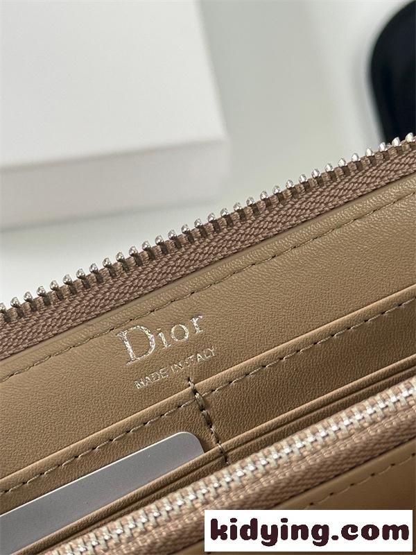 2026最新ディオール長財布コピー収納性抜群カーキ色Dior B512 サイズ 19x10.5㎝-6
