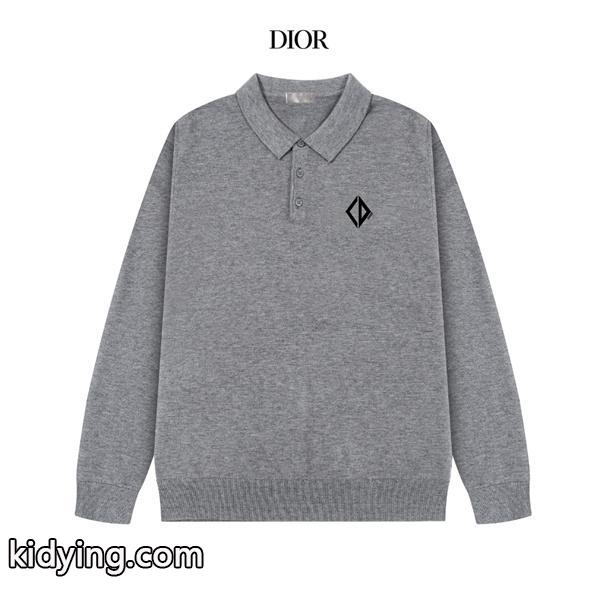 即完売級!長袖 DIOR ディオール コピー ポロニット メンズ 上品 秋冬コーデ-2