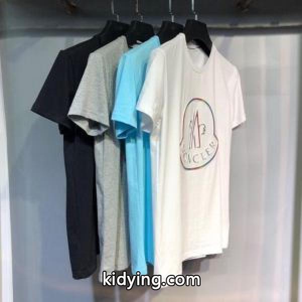 まずは定番!人気アイテム MONCLER モンクレール 半袖Tシャツ 4色可選 2019即旬な装いに_半袖Tシャツ_メンズファッション_スーパーコピーブランド激安通販 専門店-0