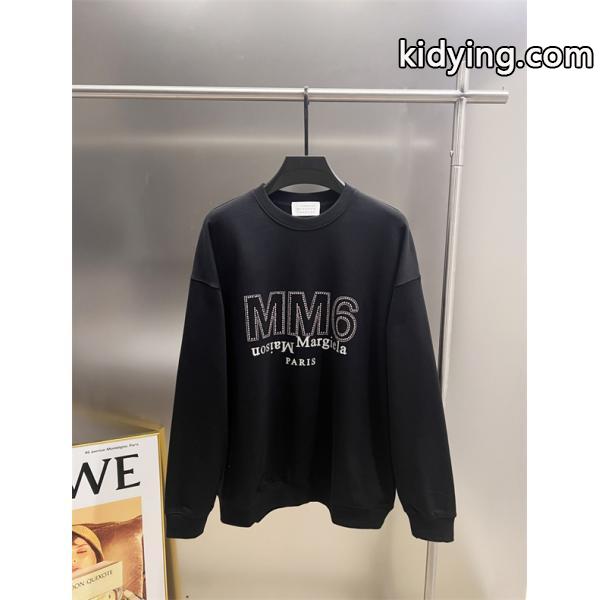 Maison Margiela メゾン マルジェラ コピー ロゴプリント スウェット 裏起毛 ゆったり 高級-1