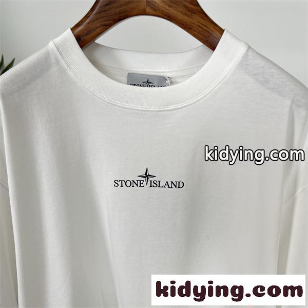 2026新作 Tシャツ 半袖 ロゴT ブラック シンプル STONE ISLAND ストーンアイランド コピー-6