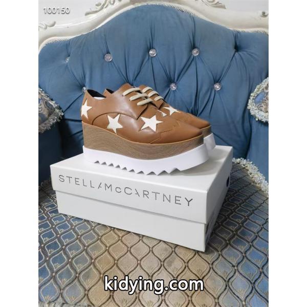 2026新作 スター装飾 厚底シューズ ブラウン STELLA McCARTNEY ステラマッカートニー コピー クラシック-7
