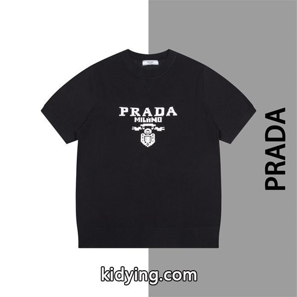 個性派春夏 PRADA プラダ 半袖Tシャツ 3メンズファッション_スーパーコピーブランド激安通販 専門店-0