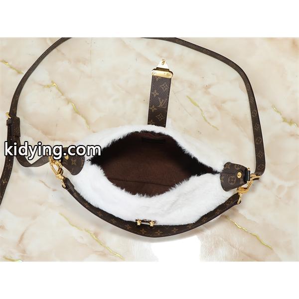 ホワイトフリース ロゴアクセント Louis Vuitton ルイヴィトン ショルダーバッグ コピー レディース ファッショナブル-8