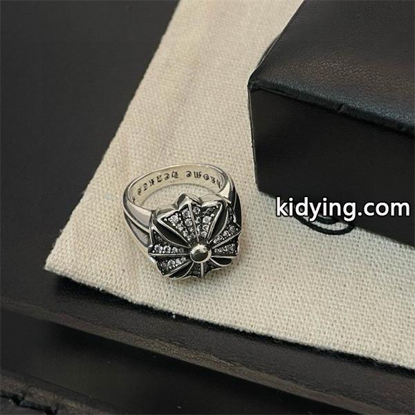 2026年発売 レア 端正 シルバー リング 伝統 CHROME HEARTS クロムハーツ スーパーコピー-4