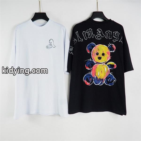 Palm Anglesアート感溢れるの可愛いクマプリントアイテムｔシャツスーパーコピー-0