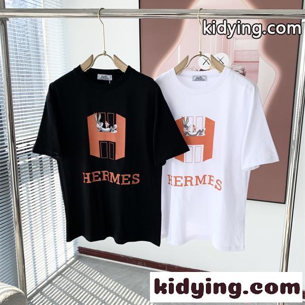 爆売れ注目 洗練映え 快適 半袖Tシャツ メンズ カジュアル HERMES エルメス コピー-0