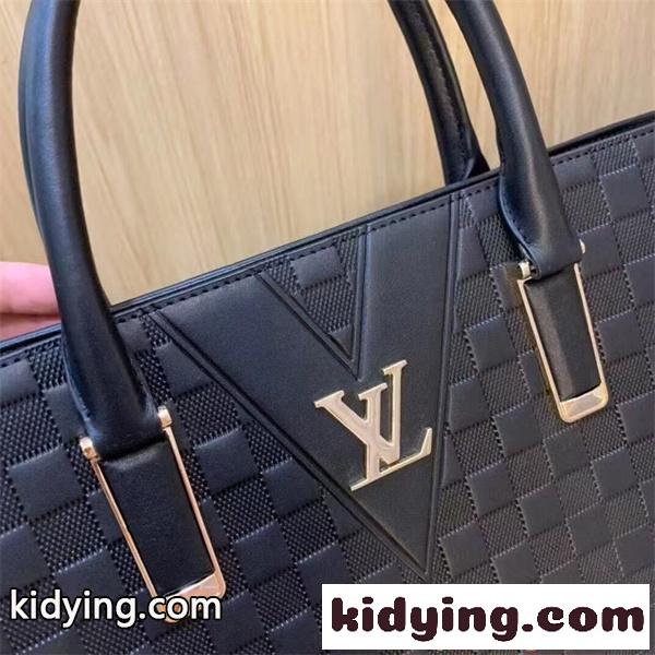 レザー調 ビジネスバッグ LOUIS VUITTON メンズ用 2WAY ショルダー対応 大容量 ルイヴィトン スーパーコピー-3